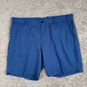 Tommy Bahama Shorts Men's 40 Blue On Par IslandZone 8-Inch Shorts Golf Preppy